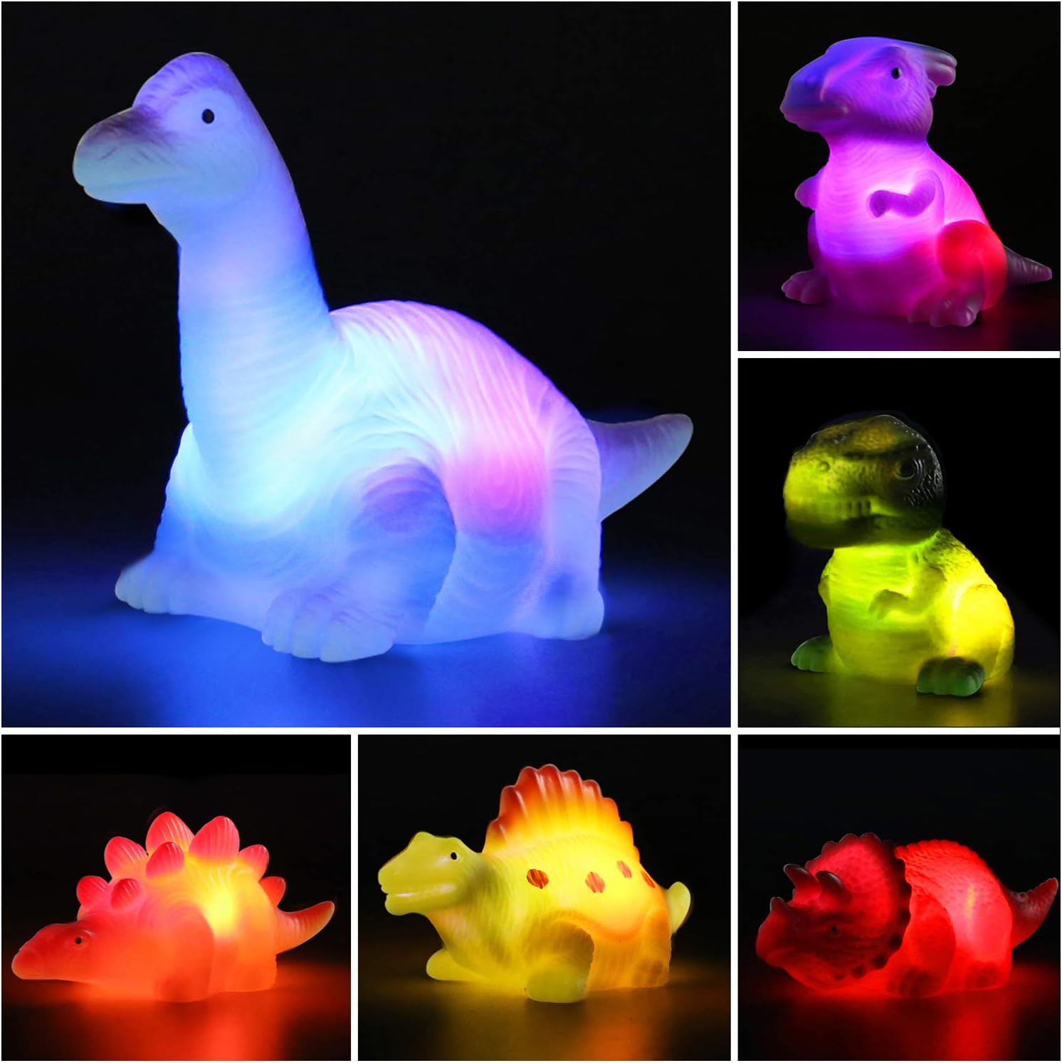 Dinosaur Bath Toys (6 Pack)